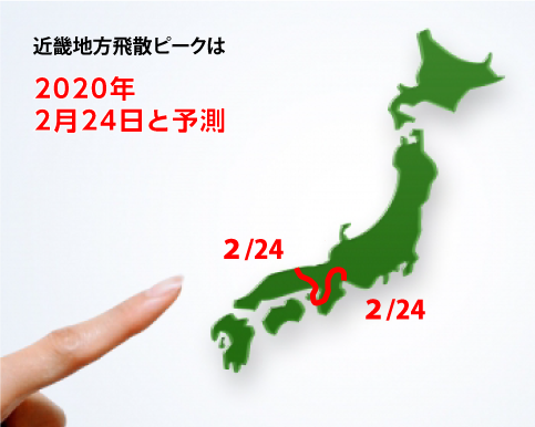2020年スギ花粉予測