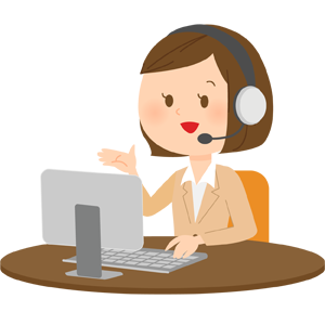 電話予約案内イラスト